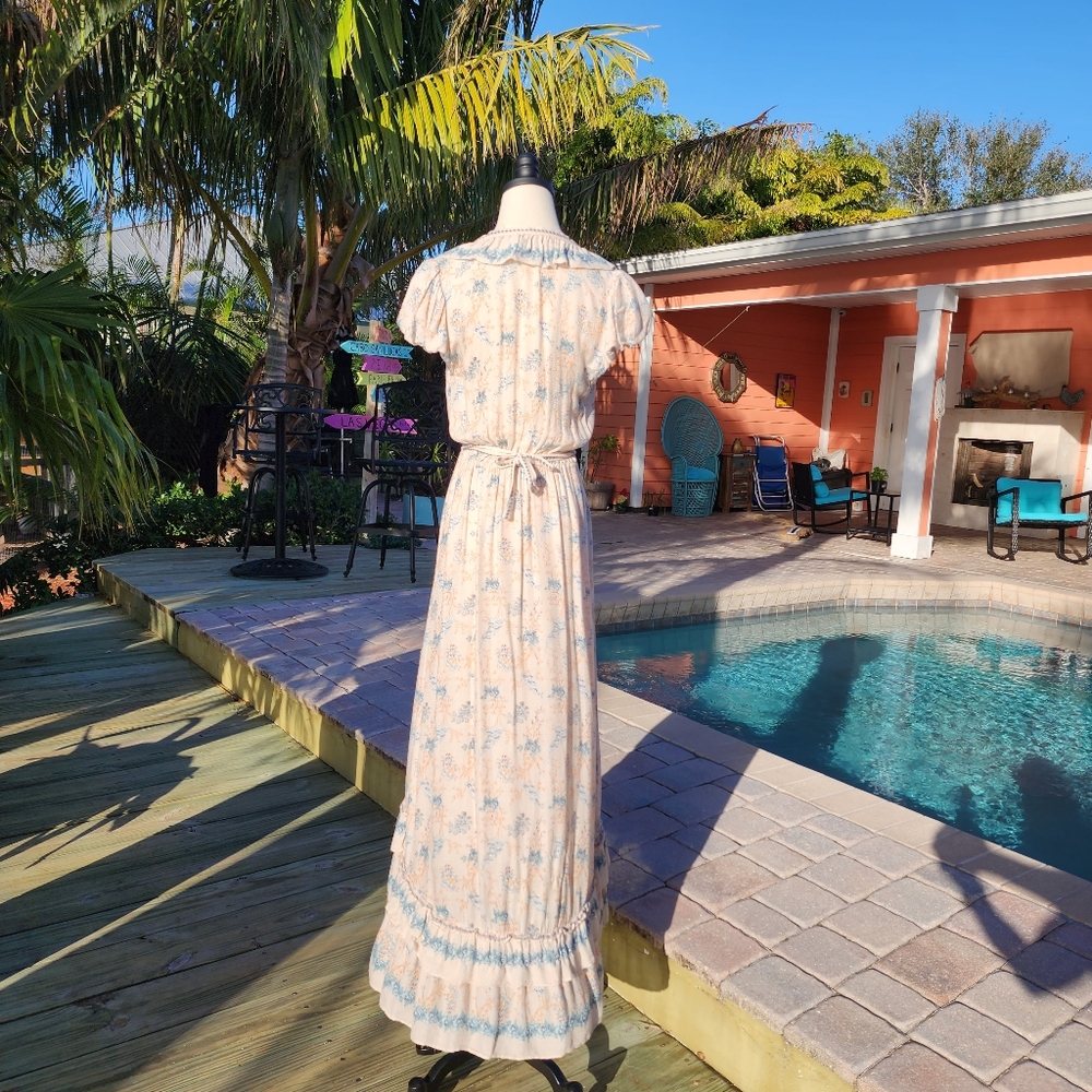 Chelsea & Violet Hi-Lo Prarie Midi Dress Sz S - Picture 10 of 13